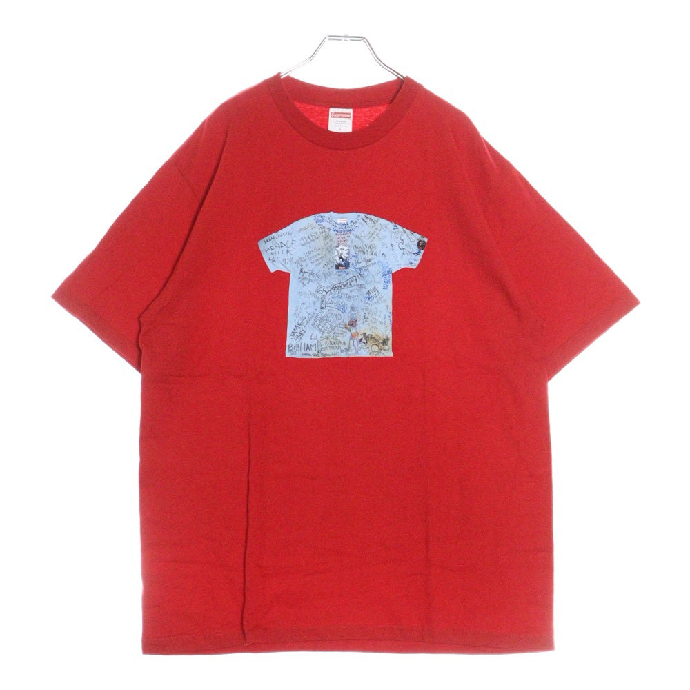 SUPREME(シュプリーム) 24SS 30th Anniversary First Tee 30周年 アニバーサリー ファースト プリント クルーネック 半袖Tシャツ カットソー レッド
