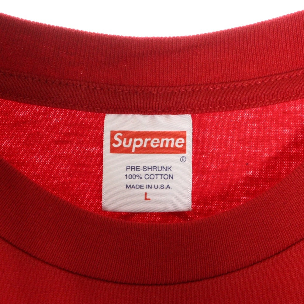 SUPREME(シュプリーム) 24SS 30th Anniversary First Tee 30周年 アニバーサリー ファースト プリント クルーネック 半袖Tシャツ カットソー レッド