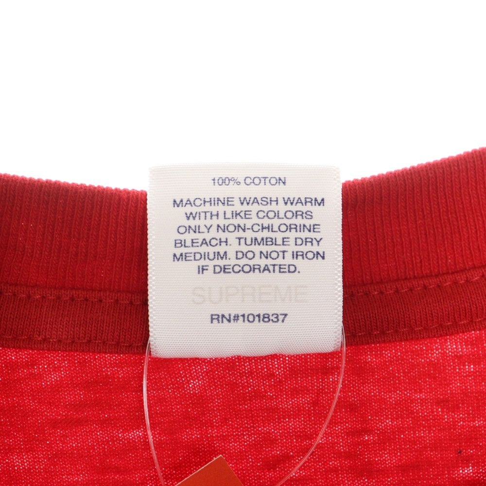 SUPREME(シュプリーム) 24SS 30th Anniversary First Tee 30周年 アニバーサリー ファースト プリント クルーネック 半袖Tシャツ カットソー レッド