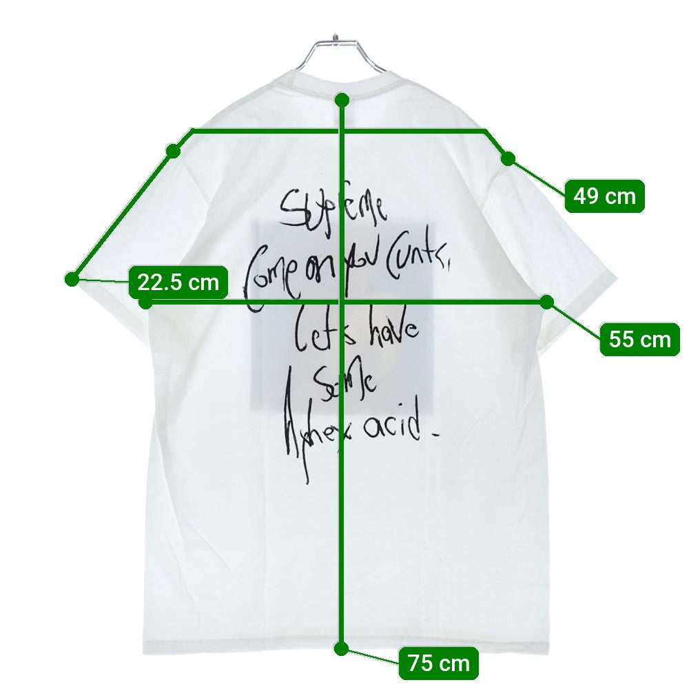 SUPREME(シュプリーム) 25SS Aphex Twin Windowlicker Tee エイフェックス ツイン ウィンドウリッカー フォトプリント クルーネック 半袖Tシャツ カットソー ホワイト