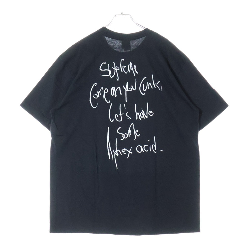 SUPREME(シュプリーム) 25SS Aphex Twin Windowlicker Tee エイフェックス ツイン ウィンドウリッカー フォトプリント クルーネック 半袖Tシャツ カットソー ブラック