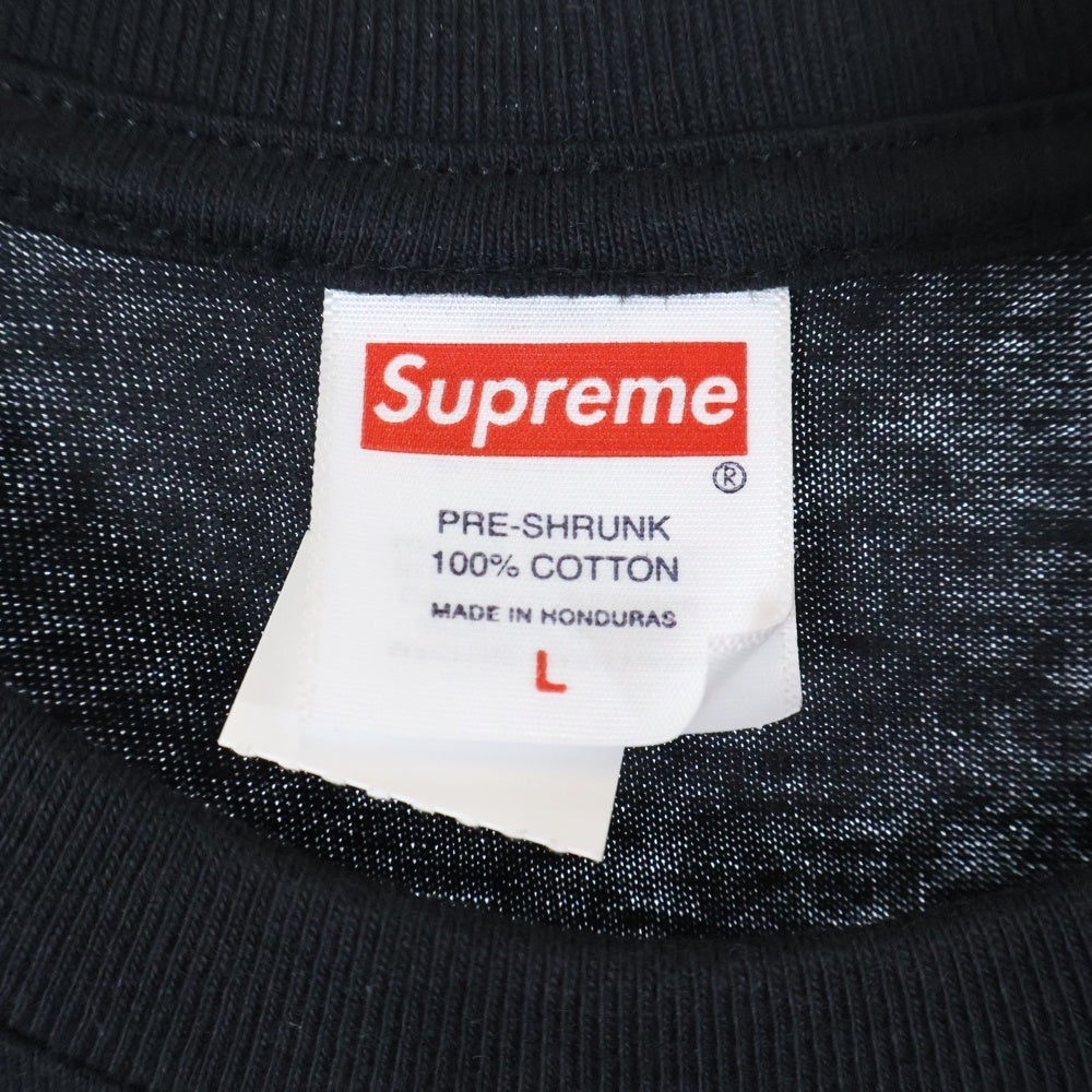 SUPREME(シュプリーム) 25SS Aphex Twin Windowlicker Tee エイフェックス ツイン ウィンドウリッカー フォトプリント クルーネック 半袖Tシャツ カットソー ブラック