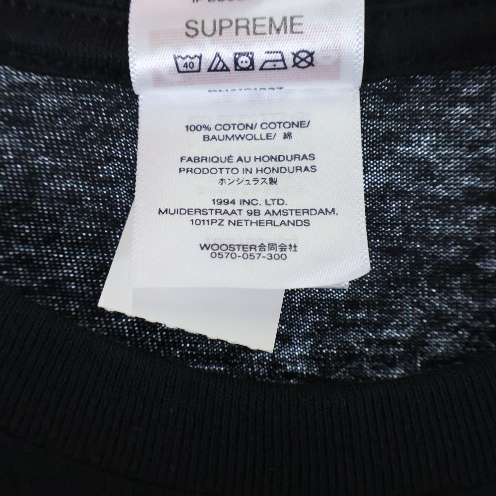 SUPREME(シュプリーム) 25SS Aphex Twin Windowlicker Tee エイフェックス ツイン ウィンドウリッカー フォトプリント クルーネック 半袖Tシャツ カットソー ブラック