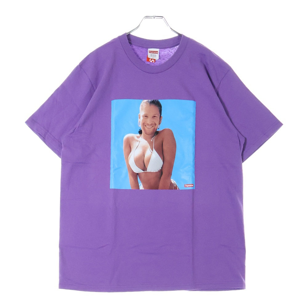 SUPREME(シュプリーム) 25SS Aphex Twin Windowlicker Tee エイフェックス ツイン ウィンドウリッカー フォトプリント クルーネック 半袖Tシャツ カットソー パープル