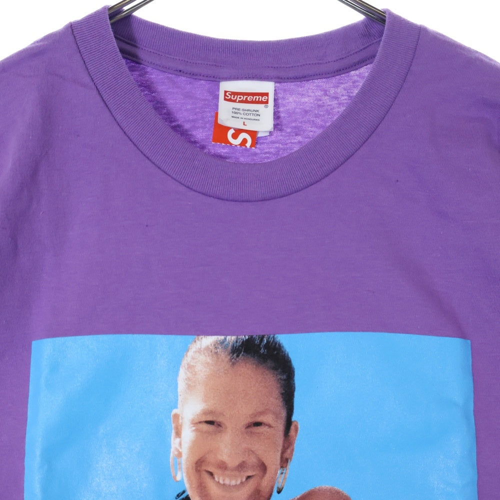 SUPREME(シュプリーム) 25SS Aphex Twin Windowlicker Tee エイフェックス ツイン ウィンドウリッカー フォトプリント クルーネック 半袖Tシャツ カットソー パープル