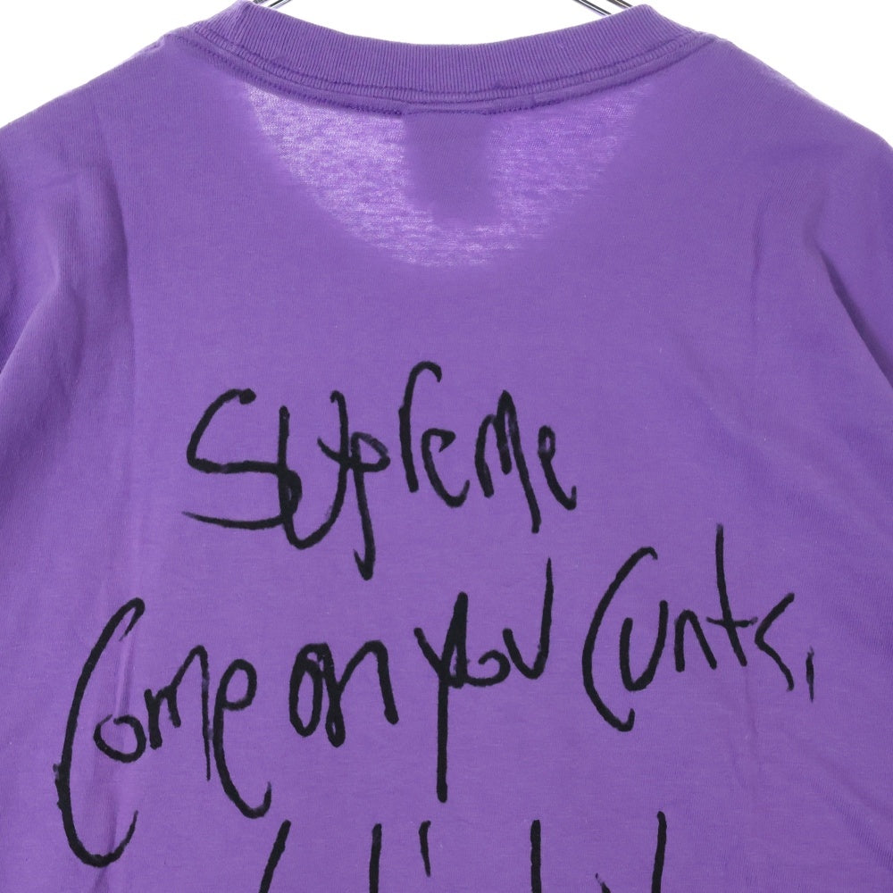 SUPREME(シュプリーム) 25SS Aphex Twin Windowlicker Tee エイフェックス ツイン ウィンドウリッカー フォトプリント クルーネック 半袖Tシャツ カットソー パープル