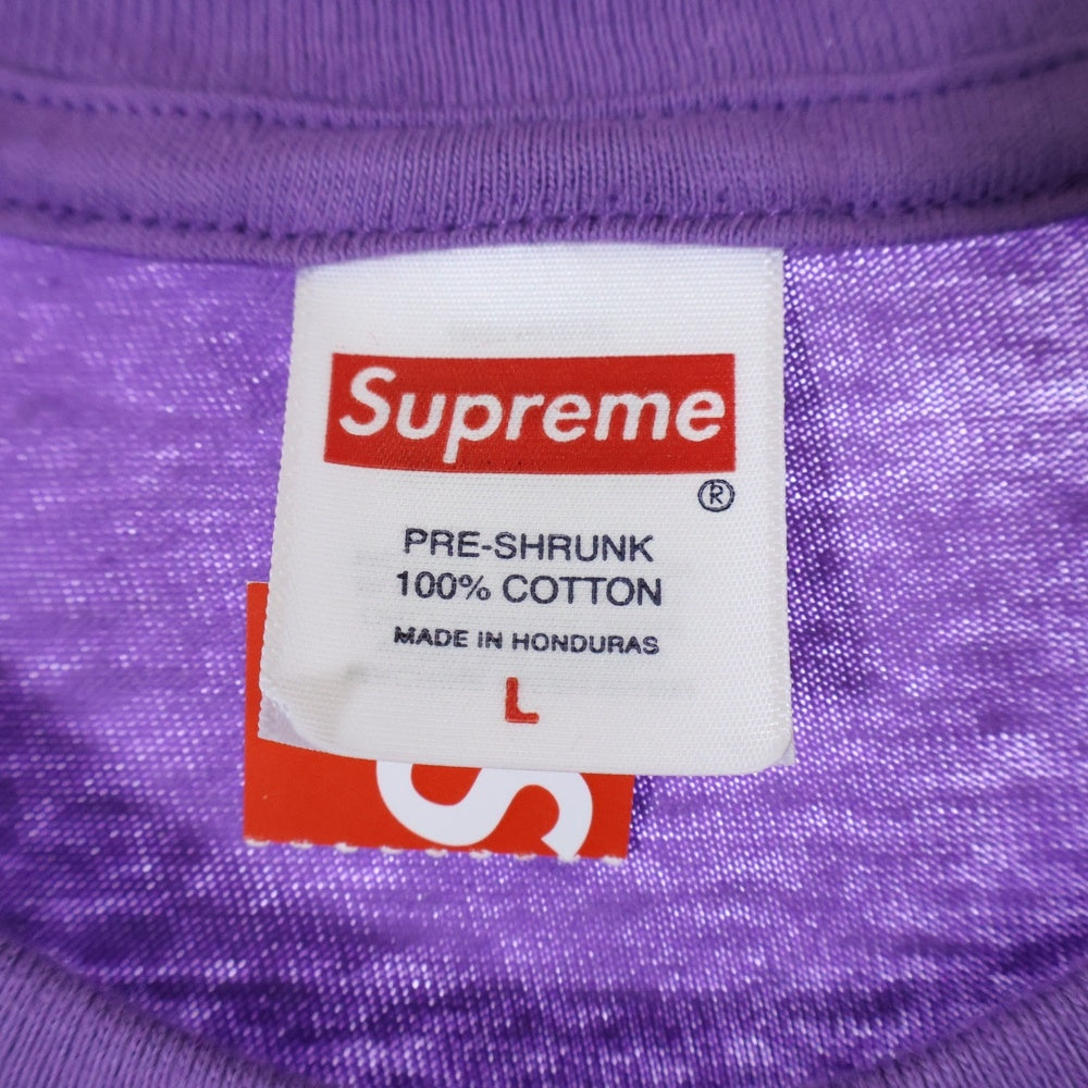 SUPREME(シュプリーム) 25SS Aphex Twin Windowlicker Tee エイフェックス ツイン ウィンドウリッカー フォトプリント クルーネック 半袖Tシャツ カットソー パープル