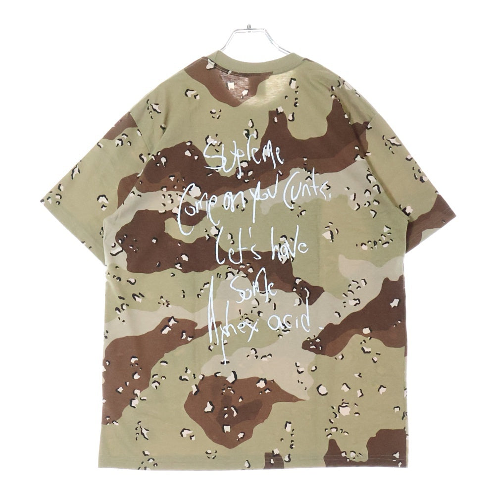 SUPREME(シュプリーム) 25SS Aphex Twin Windowlicker Tee エイフェックス ツイン ウィンドウリッカー フォトプリント カモ 迷彩 クルーネック 半袖Tシャツ カットソー カーキ