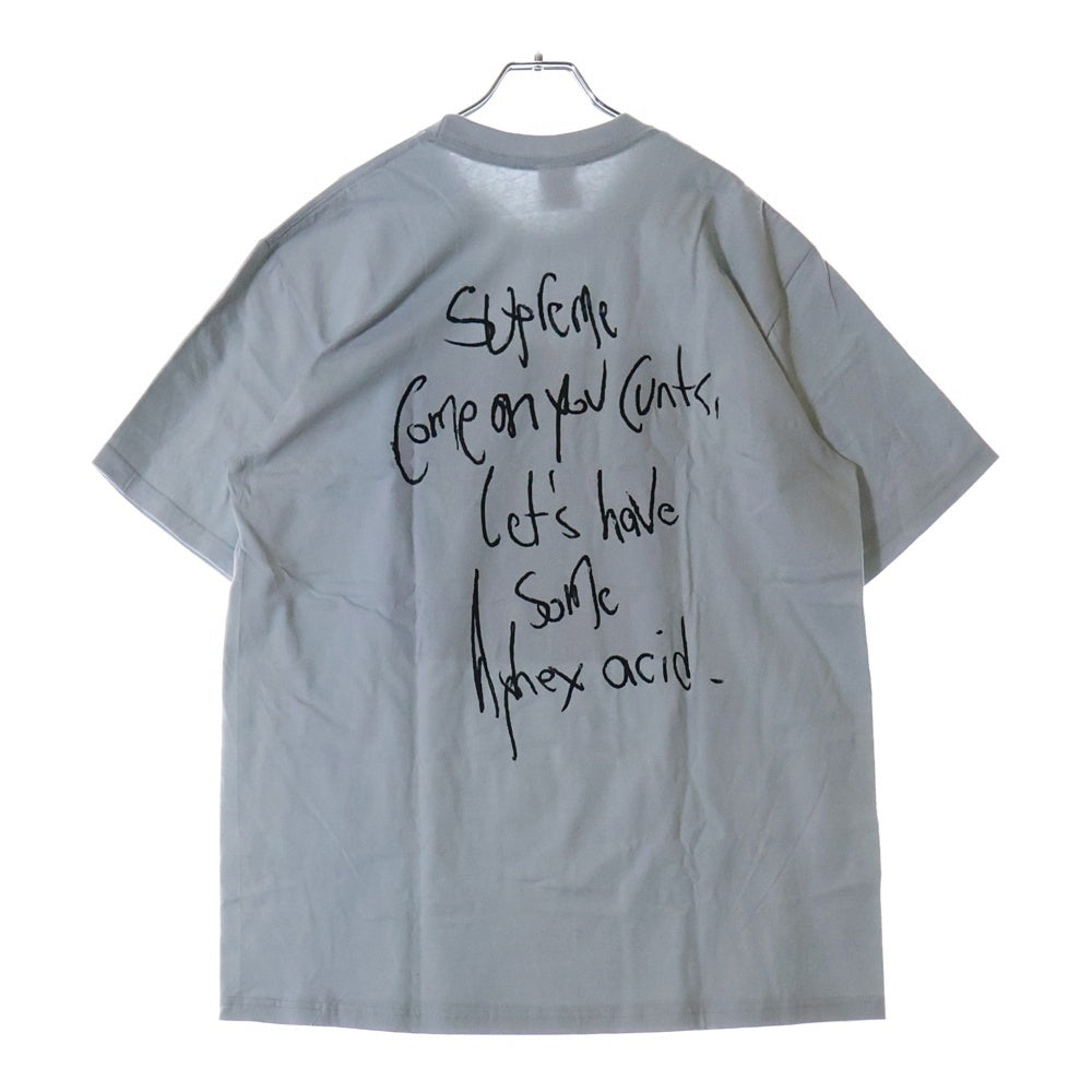 SUPREME(シュプリーム) 25SS Aphex Twin Windowlicker Tee エイフェックス ツイン ウィンドウリッカー フォトプリント クルーネック 半袖Tシャツ カットソー ライトグレー