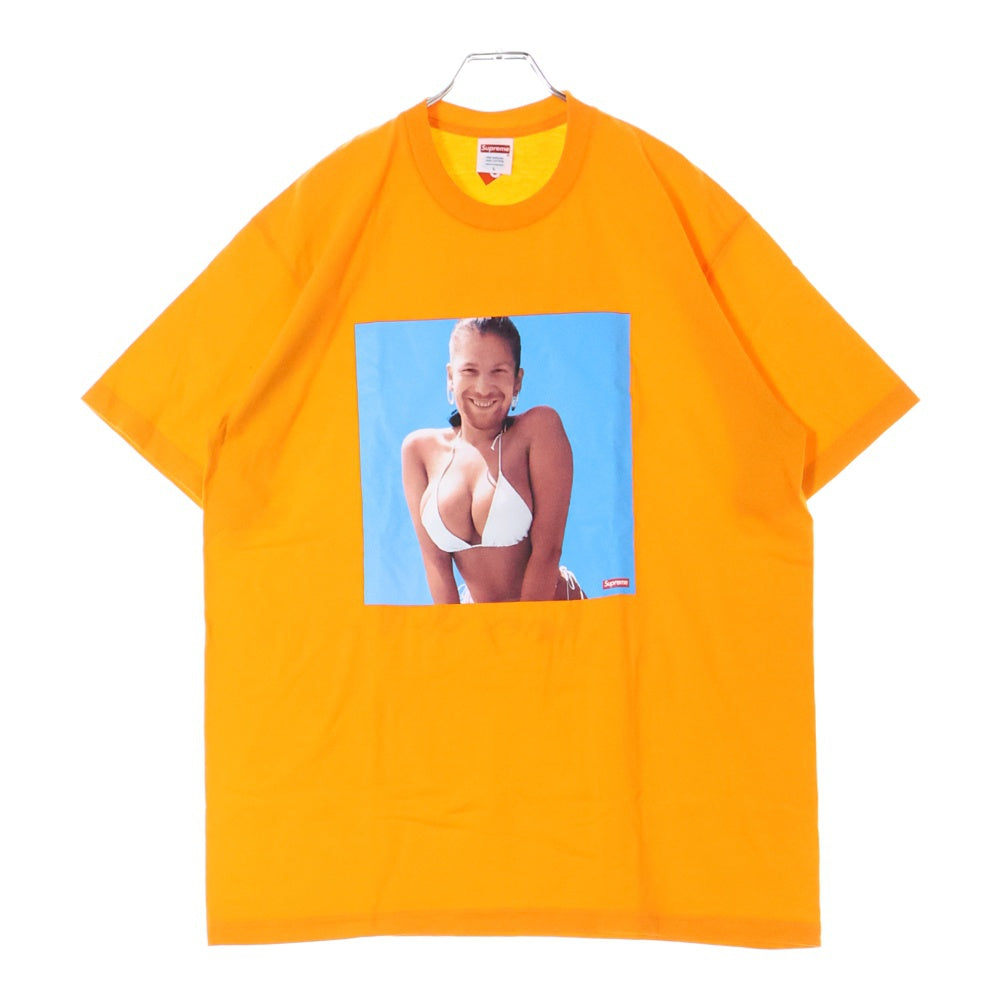 SUPREME(シュプリーム) 25SS Aphex Twin Windowlicker Tee エイフェックス ツイン ウィンドウリッカー フォトプリント クルーネック 半袖Tシャツ カットソー オレンジ