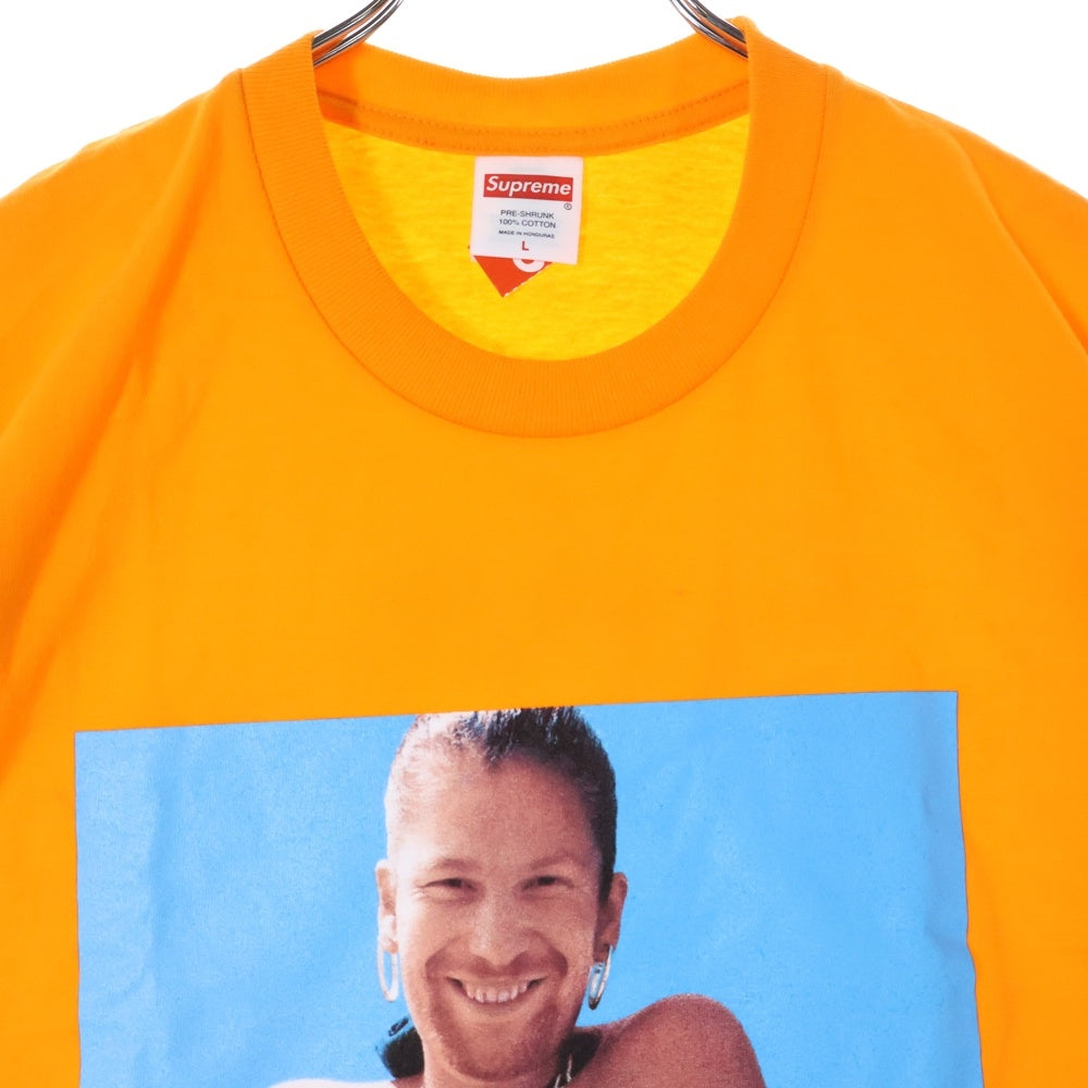 SUPREME(シュプリーム) 25SS Aphex Twin Windowlicker Tee エイフェックス ツイン ウィンドウリッカー フォトプリント クルーネック 半袖Tシャツ カットソー オレンジ