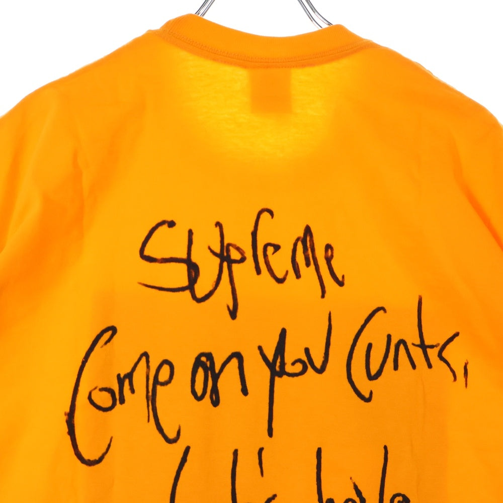 SUPREME(シュプリーム) 25SS Aphex Twin Windowlicker Tee エイフェックス ツイン ウィンドウリッカー フォトプリント クルーネック 半袖Tシャツ カットソー オレンジ