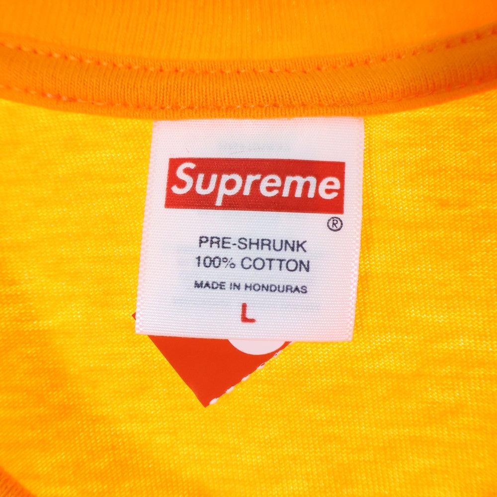 SUPREME(シュプリーム) 25SS Aphex Twin Windowlicker Tee エイフェックス ツイン ウィンドウリッカー フォトプリント クルーネック 半袖Tシャツ カットソー オレンジ