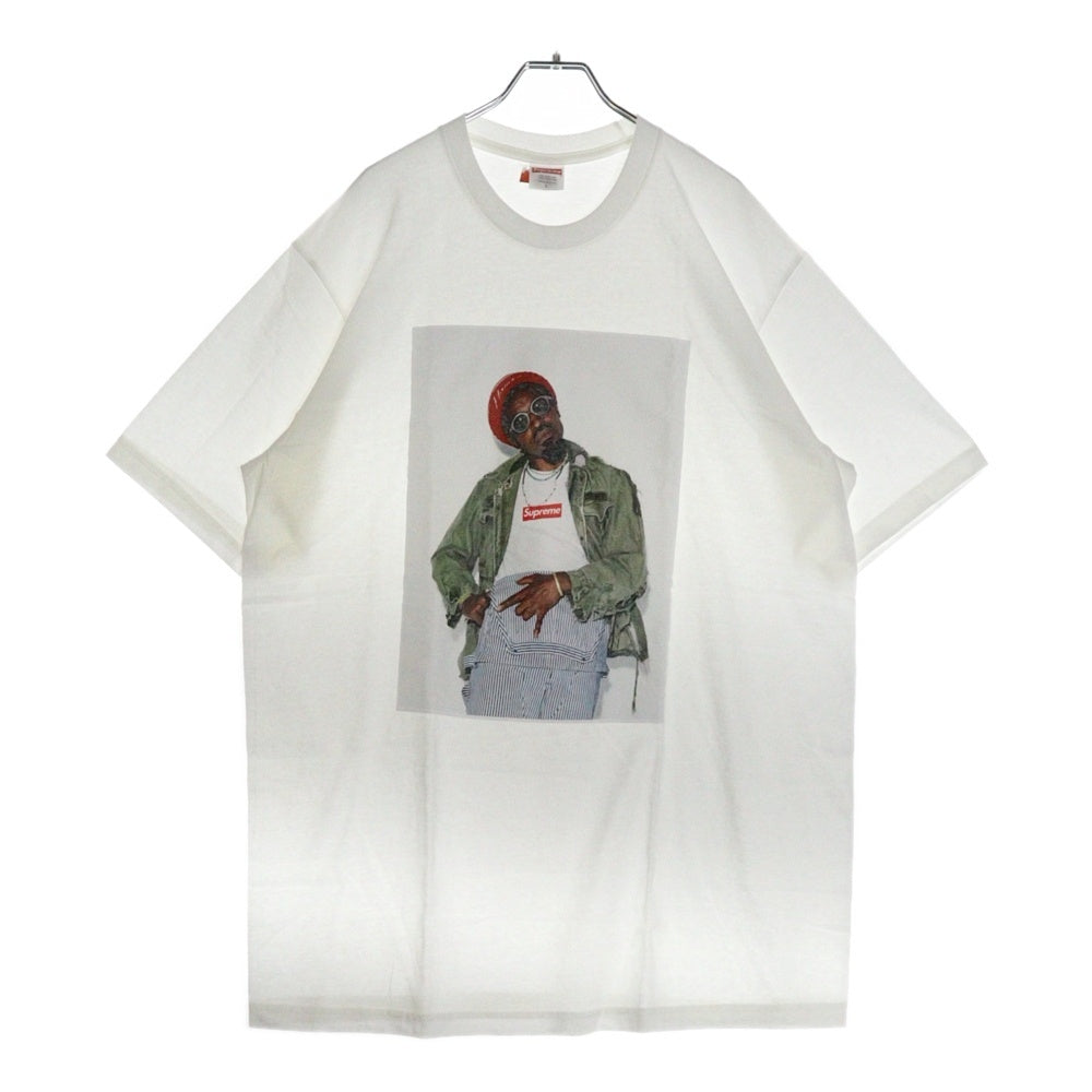 SUPREME(シュプリーム) 22AW Andre 3000 Tee アンドレ 3000 プリント クルーネック 半袖Tシャツ カットソー ホワイト