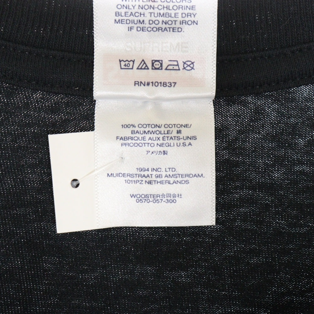SUPREME(シュプリーム) 22AW Andre 3000 Tee アンドレ 3000 プリント クルーネック 半袖Tシャツ カットソー ブラック