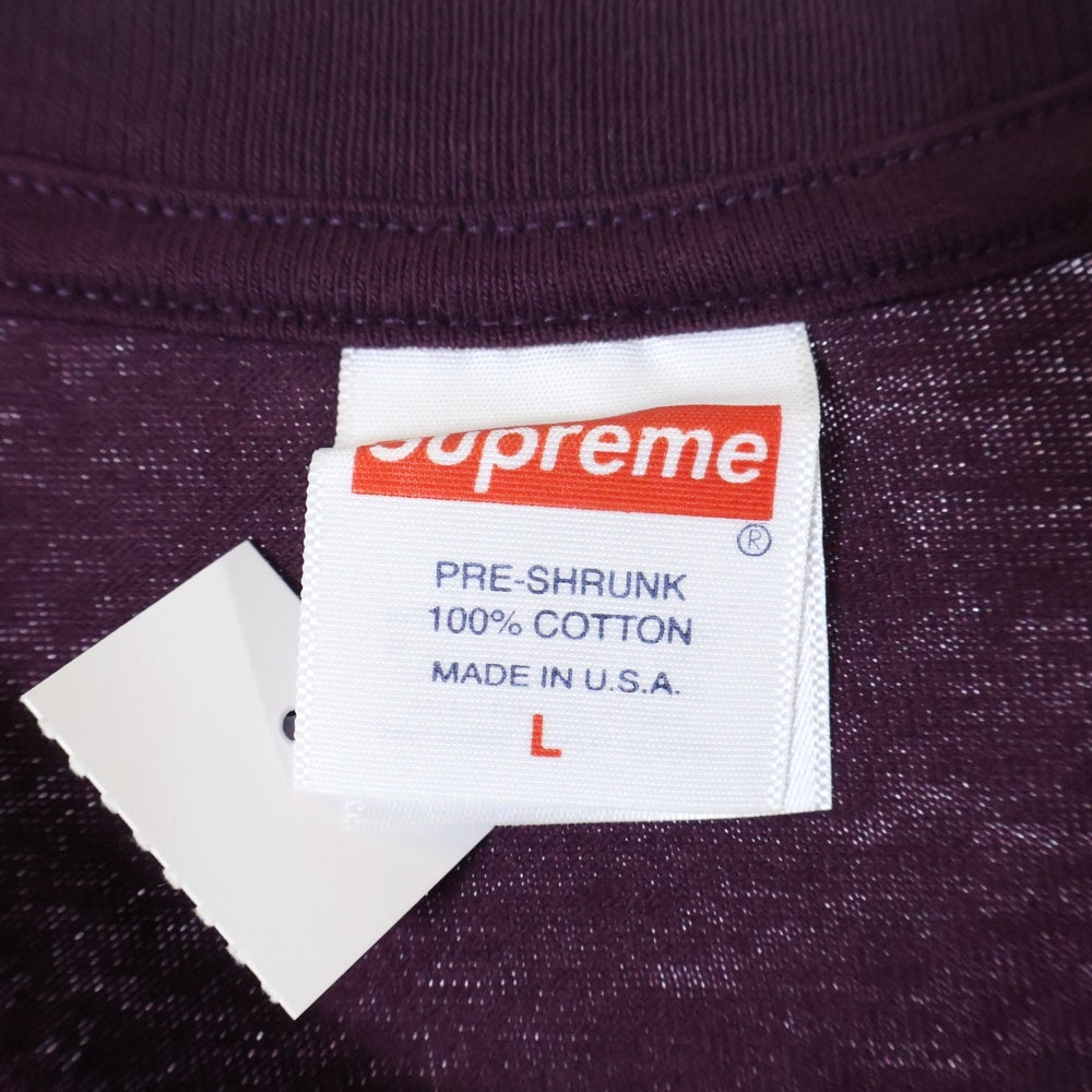 SUPREME(シュプリーム) 22AW Andre 3000 Tee アンドレ 3000 プリント クルーネック 半袖Tシャツ カットソー ボルドー