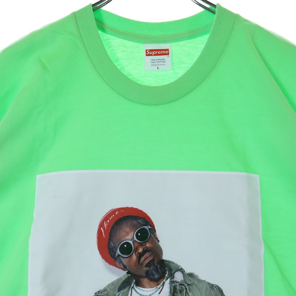 SUPREME(シュプリーム) 22AW Andre 3000 Tee アンドレ 3000 プリント クルーネック 半袖Tシャツ カットソー ライトグリーン