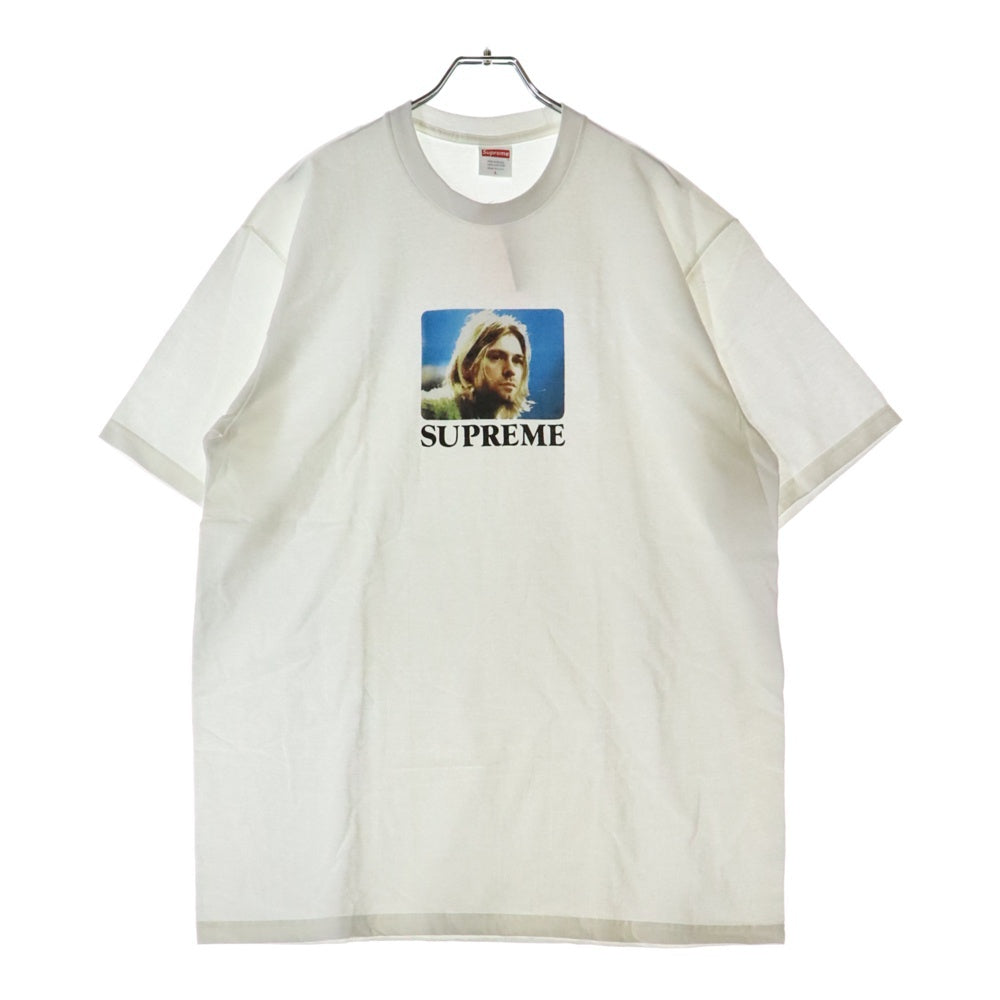 SUPREME(シュプリーム) 23SS Kurt Cobain Tee カート・コバーン フォトプリント クルーネック 半袖Tシャツ カットソー ホワイト