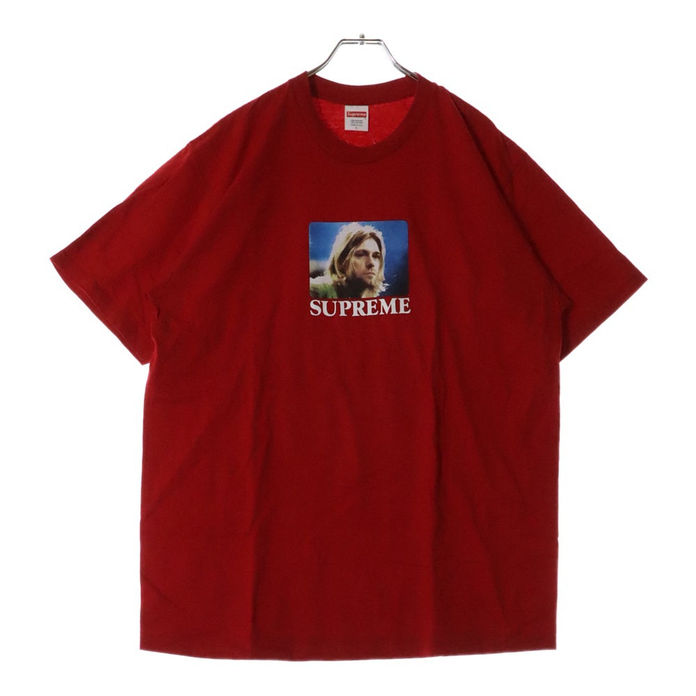 SUPREME(シュプリーム) 23SS Kurt Cobain Tee カート・コバーン フォトプリント クルーネック 半袖Tシャツ カットソー レッド