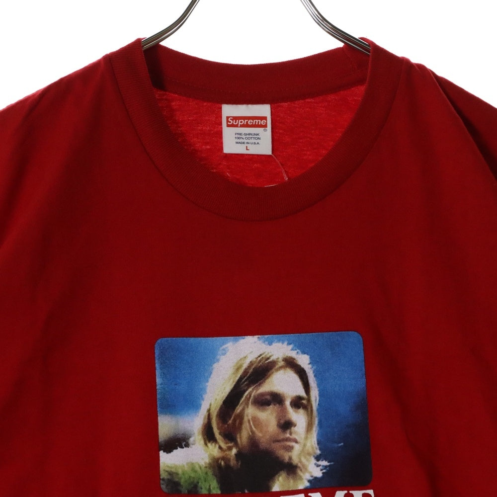 SUPREME(シュプリーム) 23SS Kurt Cobain Tee カート・コバーン フォトプリント クルーネック 半袖Tシャツ カットソー レッド