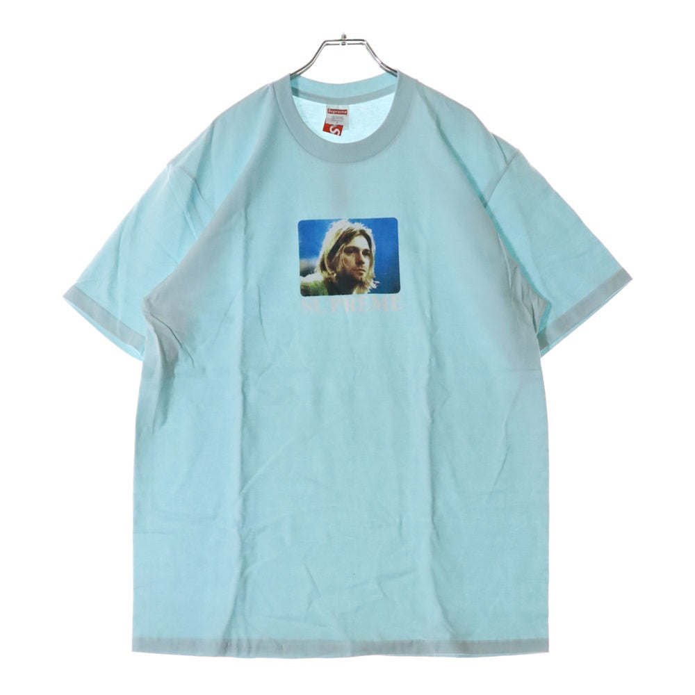 SUPREME(シュプリーム) 23SS Kurt Cobain Tee カート・コバーン フォトプリント クルーネック 半袖Tシャツ カットソー ライトブルー