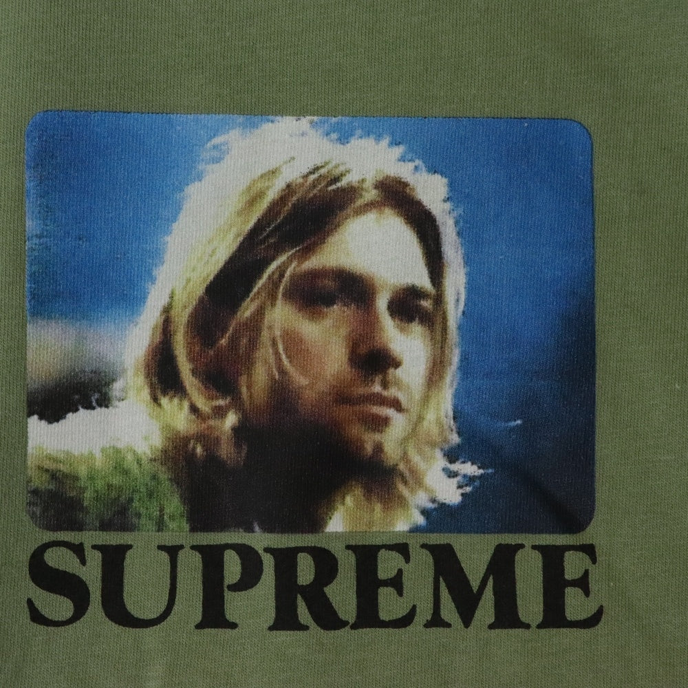SUPREME(シュプリーム) 23SS Kurt Cobain Tee カート・コバーン フォトプリント クルーネック 半袖Tシャツ カットソー グリーン