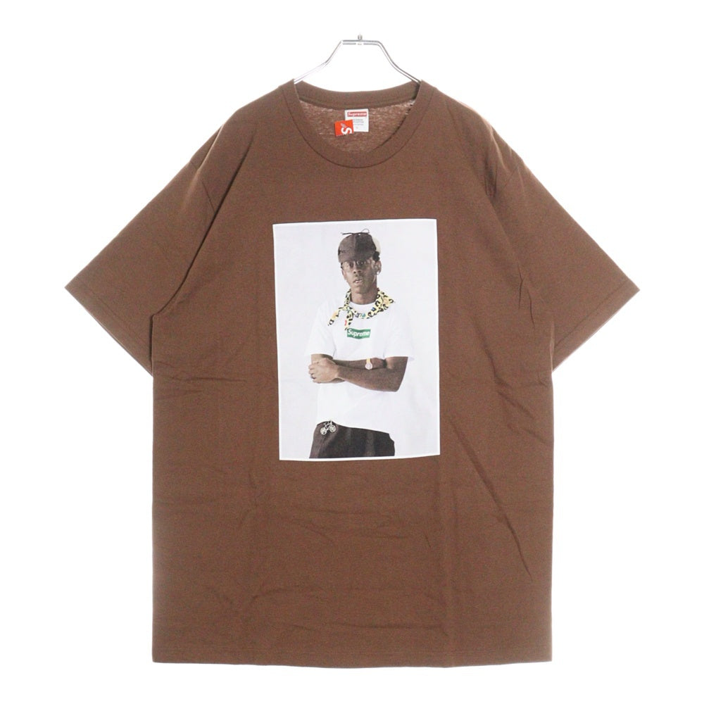 SUPREME(シュプリーム) 24AW Tyler The Creator Tee タイラー・ザ・クリエイター フォトプリント クルーネック 半袖Tシャツ カットソー ブラウン