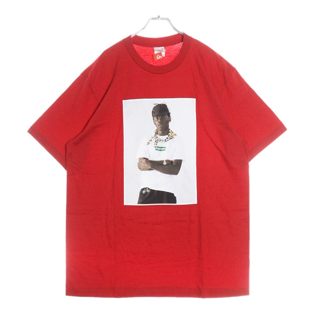 SUPREME(シュプリーム) 24AW Tyler The Creator Tee タイラー・ザ・クリエイター フォトプリント クルーネック 半袖Tシャツ カットソー レッド