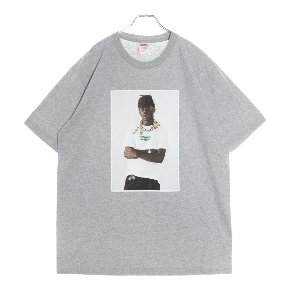 SUPREME(シュプリーム) 24AW Tyler The Creator Tee タイラー・ザ・クリエイター フォトプリント クルーネック 半袖Tシャツ カットソー グレー