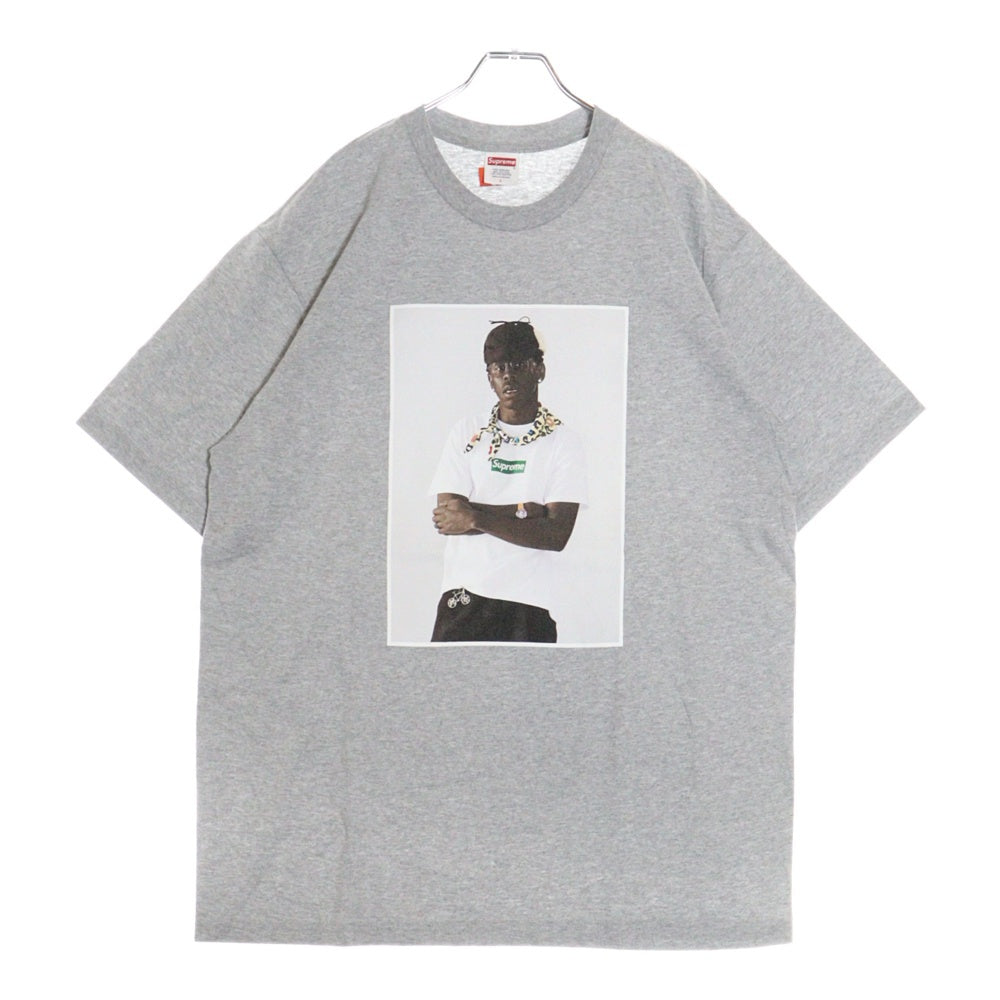 SUPREME(シュプリーム) 24AW Tyler The Creator Tee タイラー・ザ・クリエイター フォトプリント クルーネック 半袖Tシャツ カットソー グレー