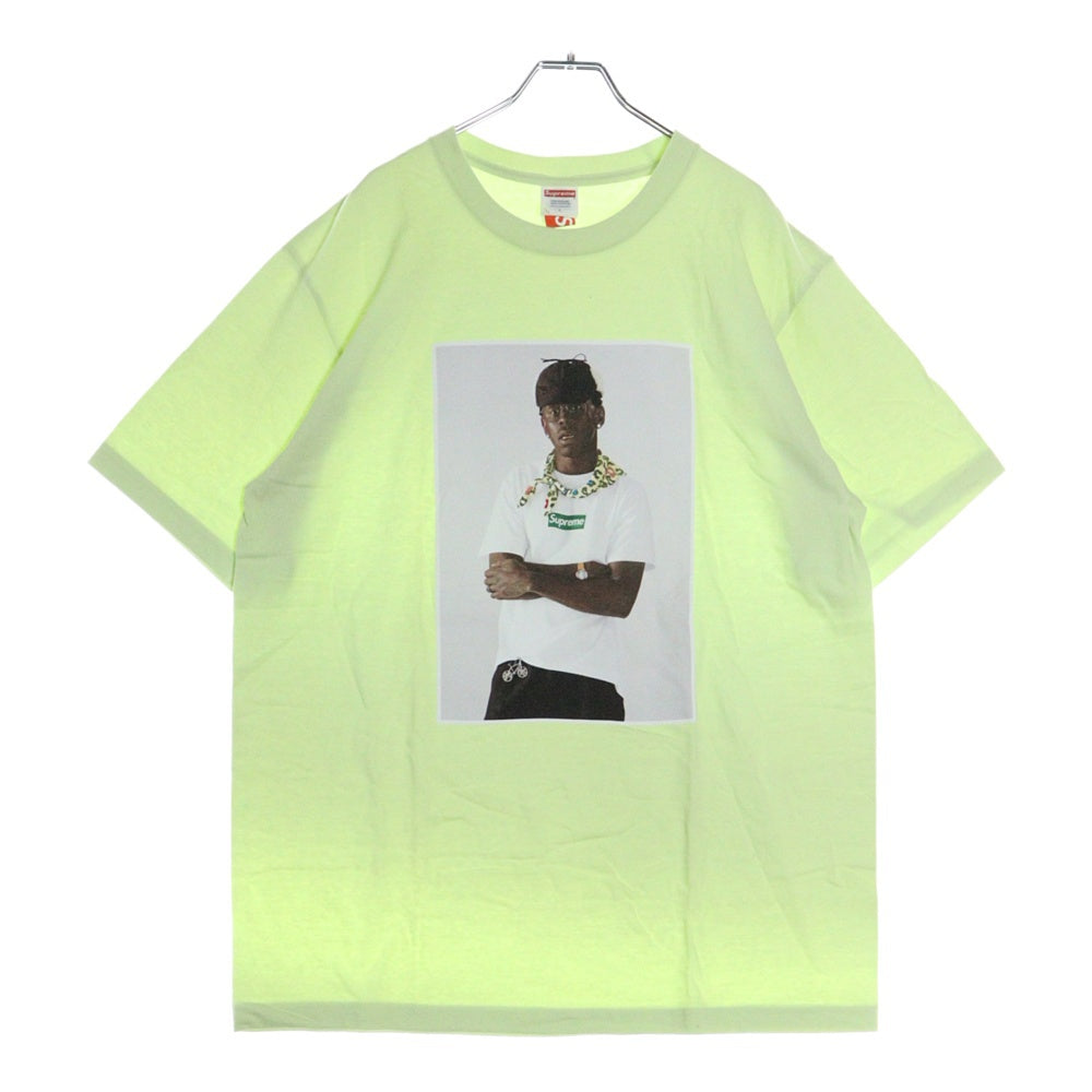 SUPREME(シュプリーム) 24AW Tyler The Creator Tee タイラー・ザ・クリエイター フォトプリント クルーネック 半袖Tシャツ カットソー ライトグリーン