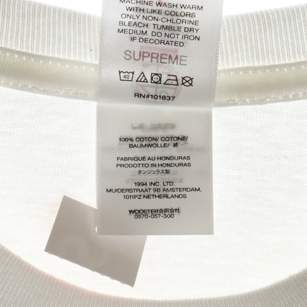 SUPREME(シュプリーム) 25SS ×40Acres Malcolm X Tee 40エーカーズ マルコム X プリント クルーネック 半袖Tシャツ カットソー ホワイト
