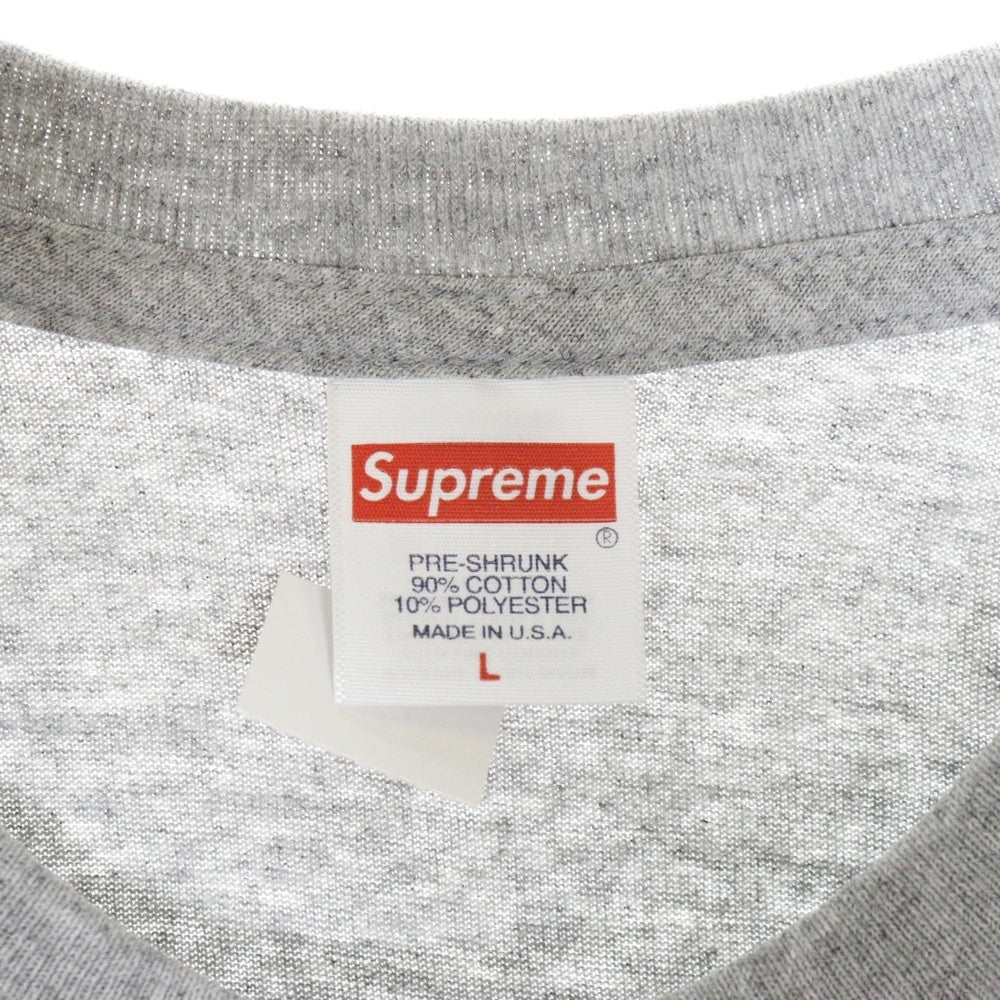 SUPREME(シュプリーム) 23AW NBA Young Boy Tee ヤングボーイ フォトプリント クルーネック 半袖Tシャツ カットソー グレー