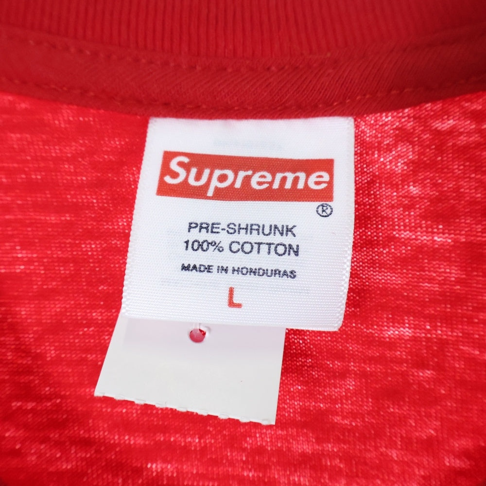 SUPREME(シュプリーム) 25SS Aphex Twin Ambient Works Tee エイフェックス ツイン アンビエントワークス プリント クルーネック 半袖Tシャツ カットソー レッド