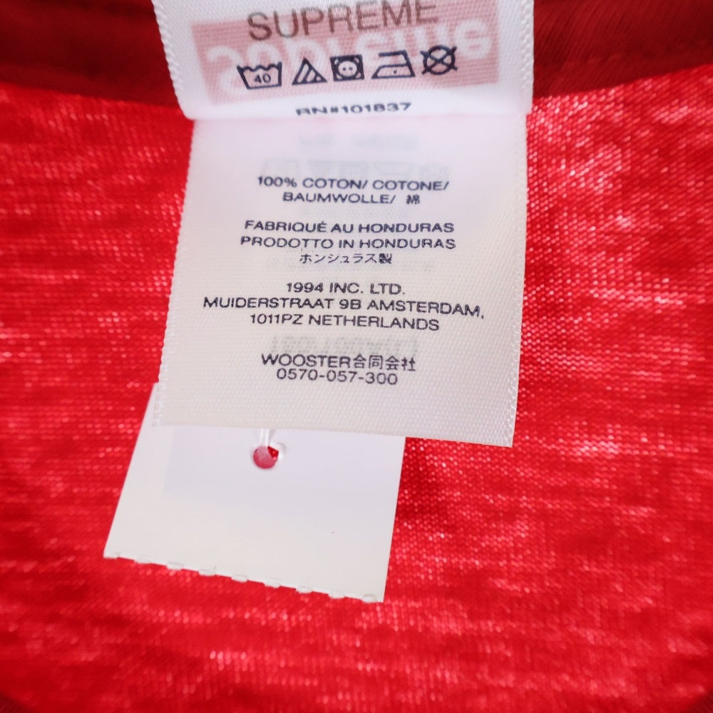 SUPREME(シュプリーム) 25SS Aphex Twin Ambient Works Tee エイフェックス ツイン アンビエントワークス プリント クルーネック 半袖Tシャツ カットソー レッド