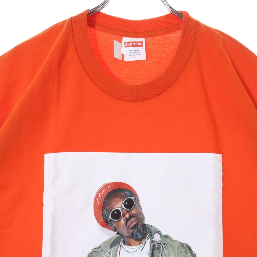 SUPREME(シュプリーム) 22AW Andre 3000 Tee アンドレ 3000 プリント クルーネック 半袖Tシャツ カットソー オレンジ