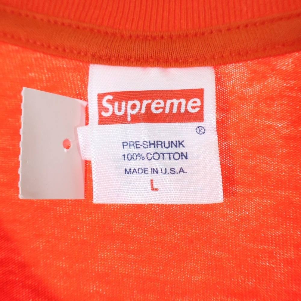 SUPREME(シュプリーム) 22AW Andre 3000 Tee アンドレ 3000 プリント クルーネック 半袖Tシャツ カットソー オレンジ