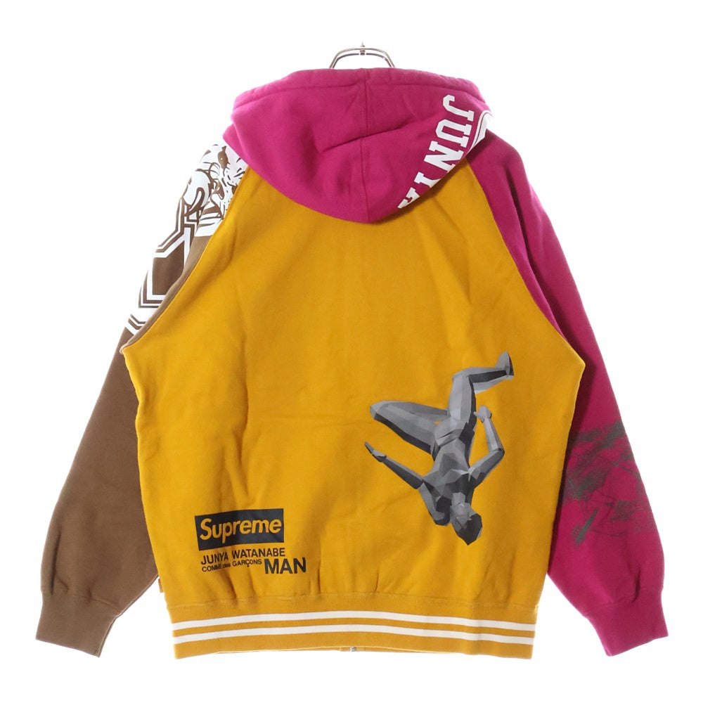 SUPREME(シュプリーム) 21AW ×JUNYA WATANABE COMME des GARCONS MAN ジュンヤワタナベ コムデギャルソン ジップアップ プルオーバースウェットパーカー