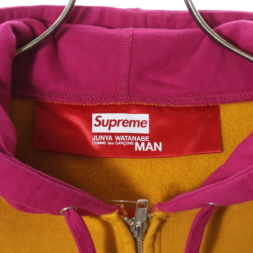 SUPREME(シュプリーム) 21AW ×JUNYA WATANABE COMME des GARCONS MAN ジュンヤワタナベ コムデギャルソン ジップアップ プルオーバースウェットパーカー