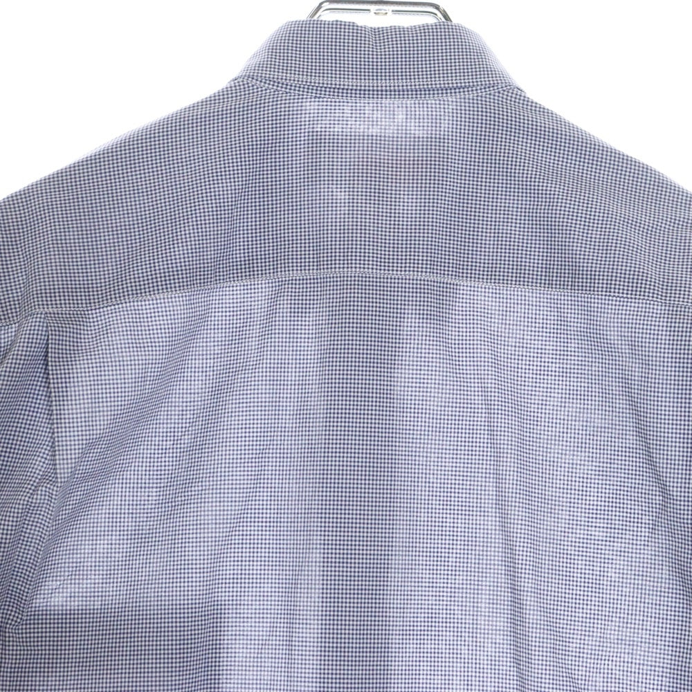 SUPREME(シュプリーム) 13SS×COMME des GARCONS SHIRT Gusset Shirt コムデギャルソン ガゼット ボタンダウン ギンガムチェック 長袖 シャツ ホワイト/ブルー S1SS13
