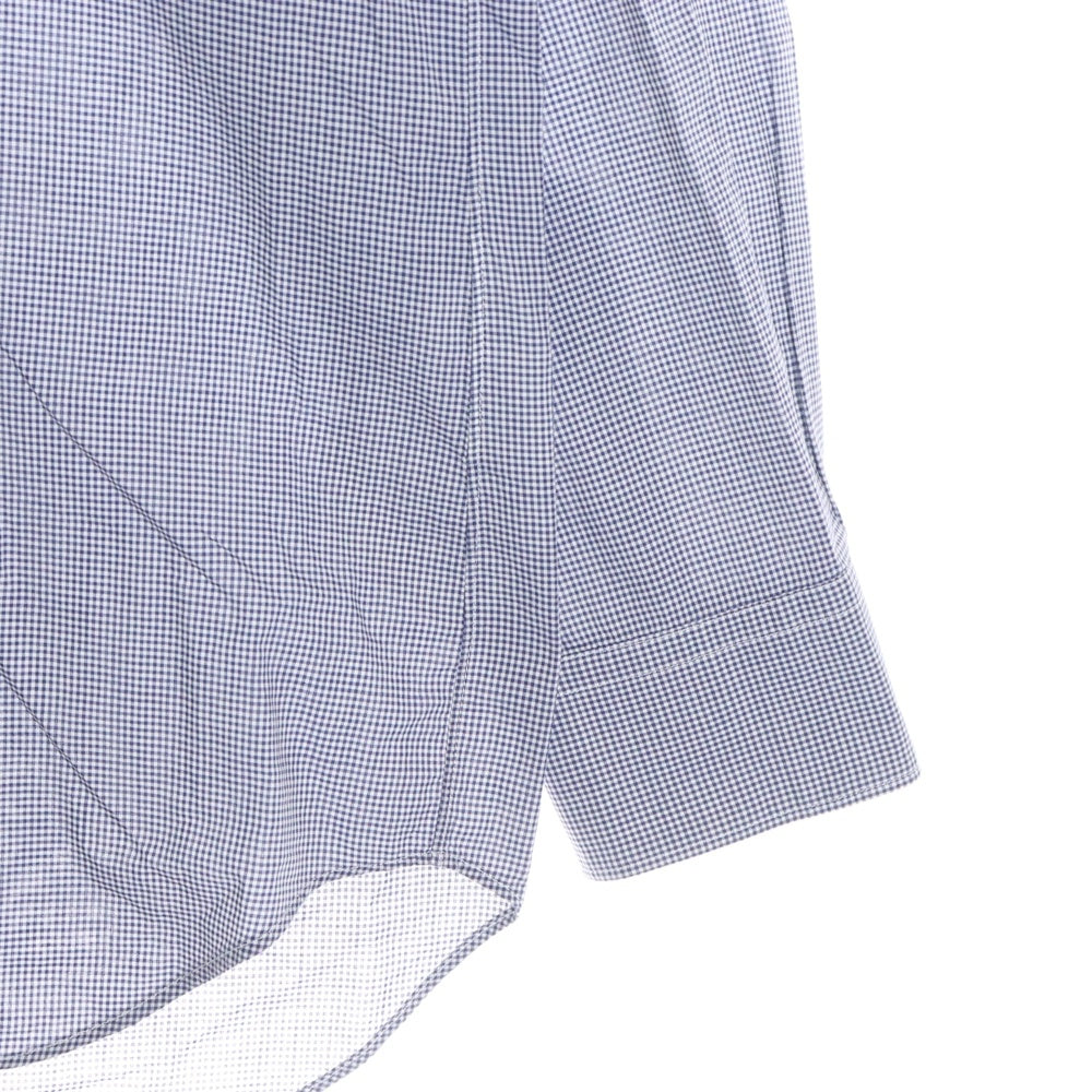 SUPREME(シュプリーム) 13SS×COMME des GARCONS SHIRT Gusset Shirt コムデギャルソン ガゼット ボタンダウン ギンガムチェック 長袖 シャツ ホワイト/ブルー S1SS13
