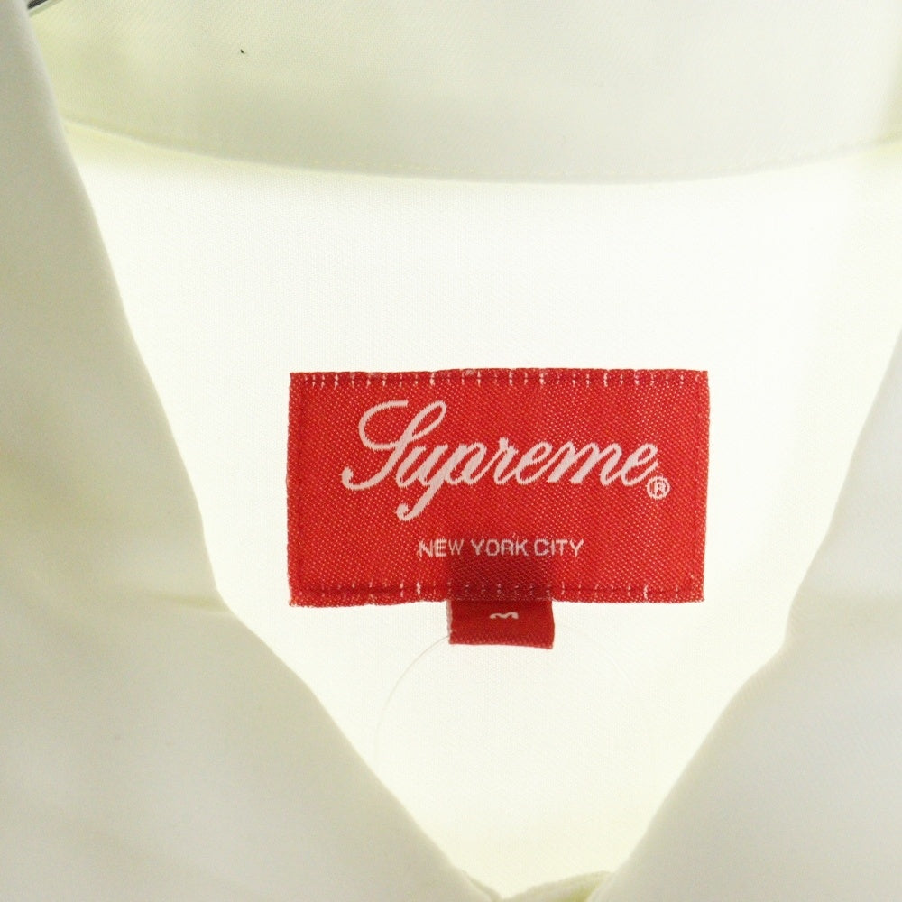 SUPREME(シュプリーム) 21SS Beetle S/S Shirt ビートル プリント オープンカラー 半袖シャツ ホワイト