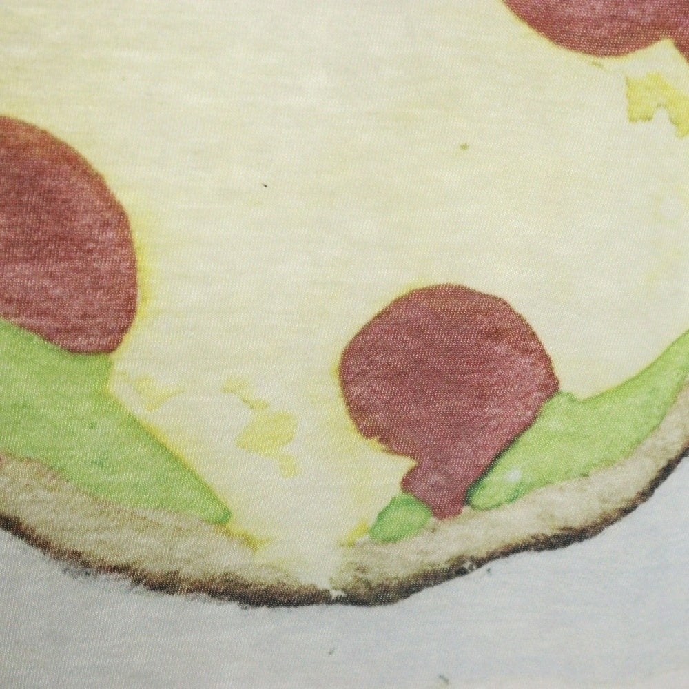 LOEWE(ロエベ) PIZZA PRINT TEE ピザ プリント クルーネック 半袖Tシャツ カットソー ホワイト H526Y22J31