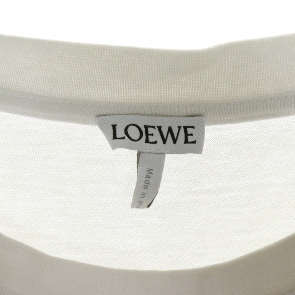 LOEWE(ロエベ) PIZZA PRINT TEE ピザ プリント クルーネック 半袖Tシャツ カットソー ホワイト H526Y22J31