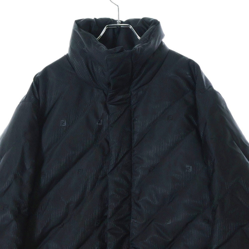 FENDI(フェンディ) ズッカ柄 FFロゴ ダウンジャケット ブラック FW1169 AKC7
