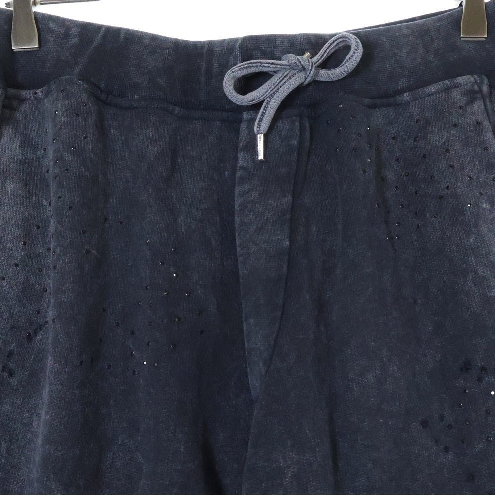 DSQUARED2(ディースクエアード) 24AW GREY Sweatpant スタッズ付き ダメージ加工 オーバーサイズ スウェットパンツ グレー S74KB0923 S25030