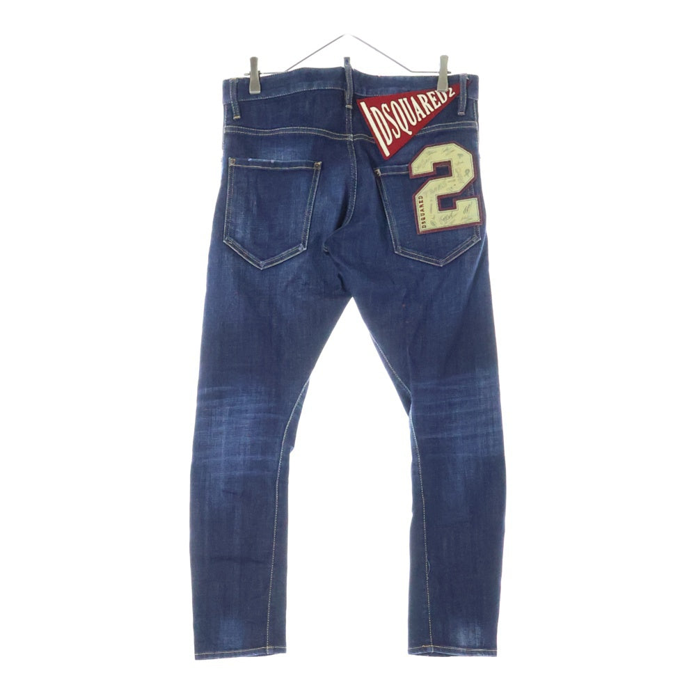 DSQUARED2(ディースクエアード) SEXY TWIST JEAN セクシー ツイスト デニムパンツ ジーンズ インディゴ S74LB0821 S30664