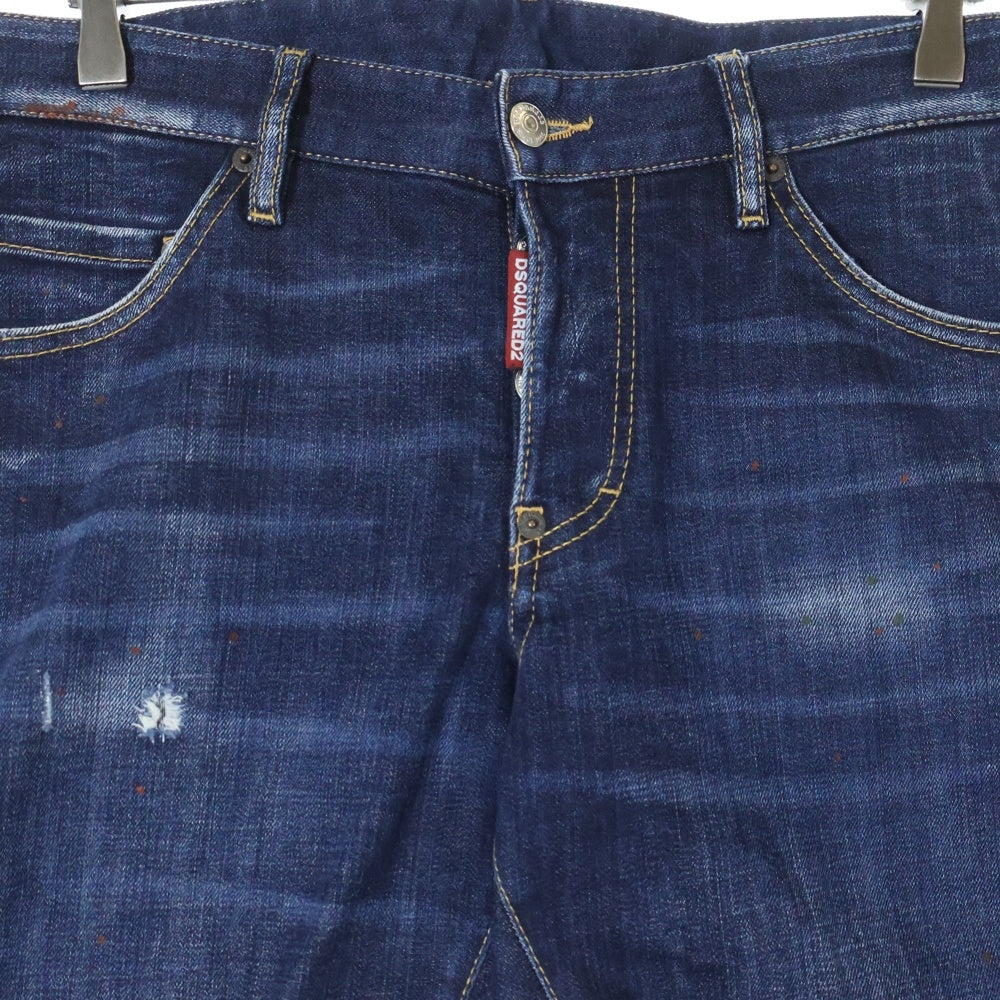 DSQUARED2(ディースクエアード) SEXY TWIST JEAN セクシー ツイスト デニムパンツ ジーンズ インディゴ S74LB0821 S30664