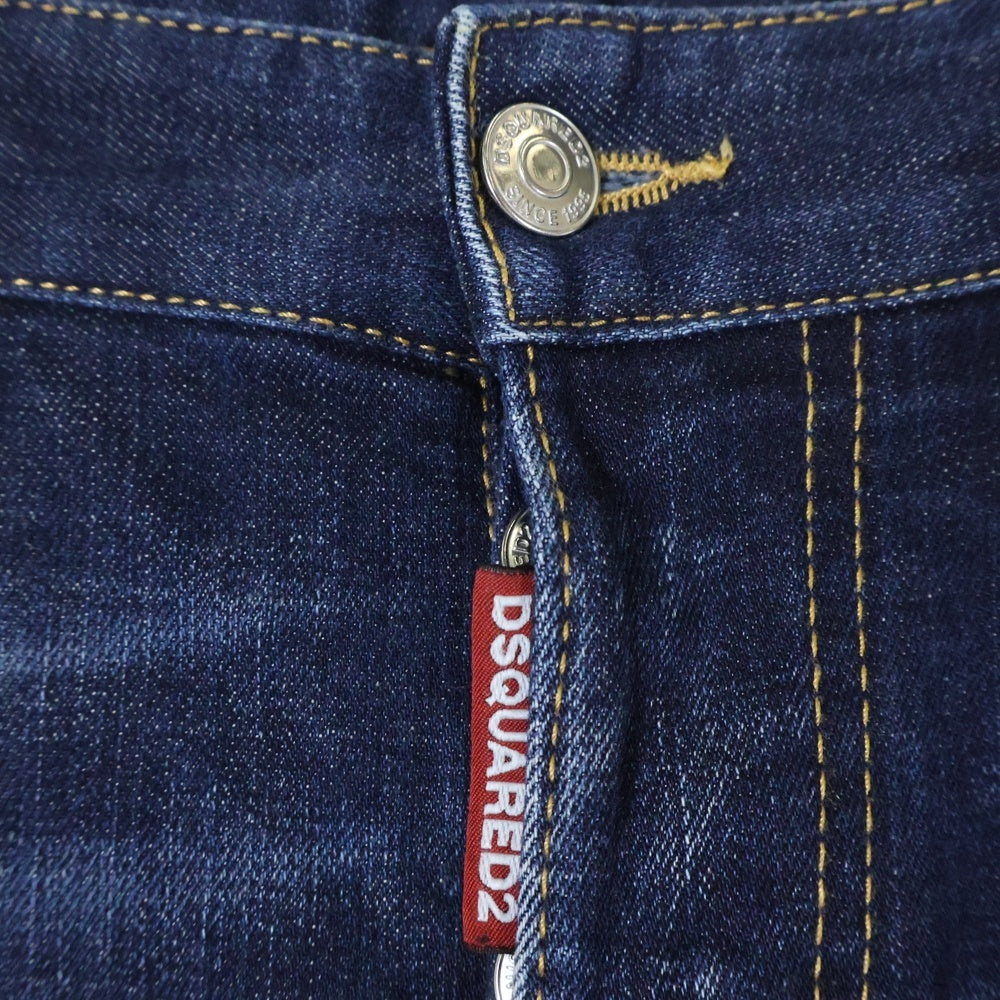 DSQUARED2(ディースクエアード) SEXY TWIST JEAN セクシー ツイスト デニムパンツ ジーンズ インディゴ S74LB0821 S30664