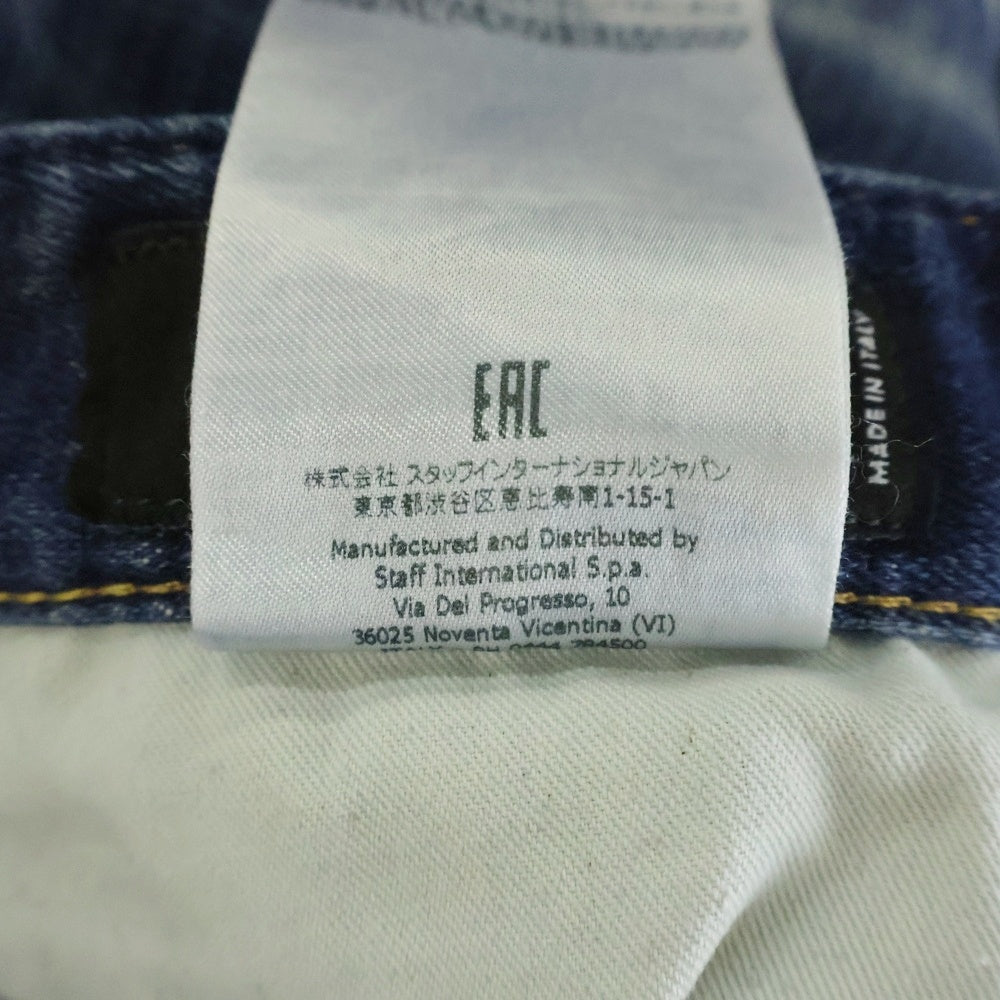 DSQUARED2(ディースクエアード) 22AW SLIM JEAN ダメージ加工 スリム デニムパンツ ジーンズ インディゴ S74LB1152 S30342